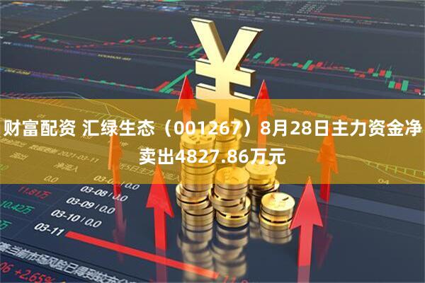 财富配资 汇绿生态（001267）8月28日主力资金净卖出4827.86万元